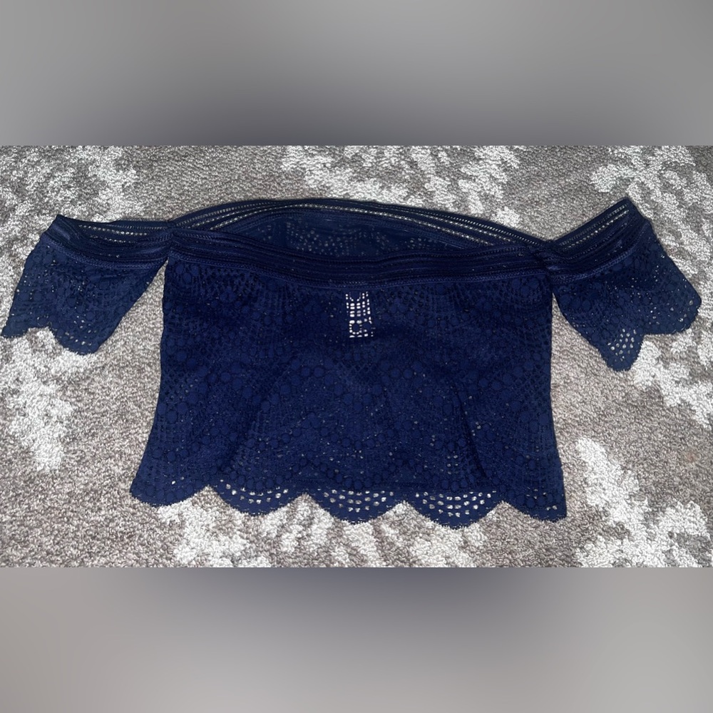 💙Vintage Victoria’s Secret💙Blue Tube Top,Small💙New, Never Worn!!! - Picture 3 of 16